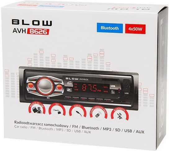 Automagnetola BLOW AVH-8626 MP3/USB/SD/MMC/BT