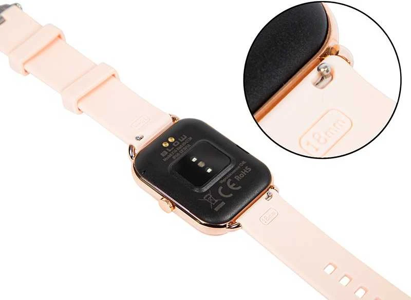 Blow Išmanusis laikrodis x16 su Bluetooth, rožinis