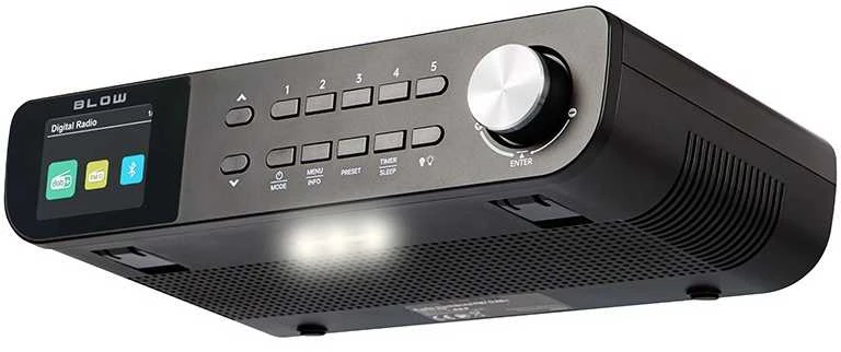 FM/DAB+ BLOW RK1 virtuvės radijas juodas