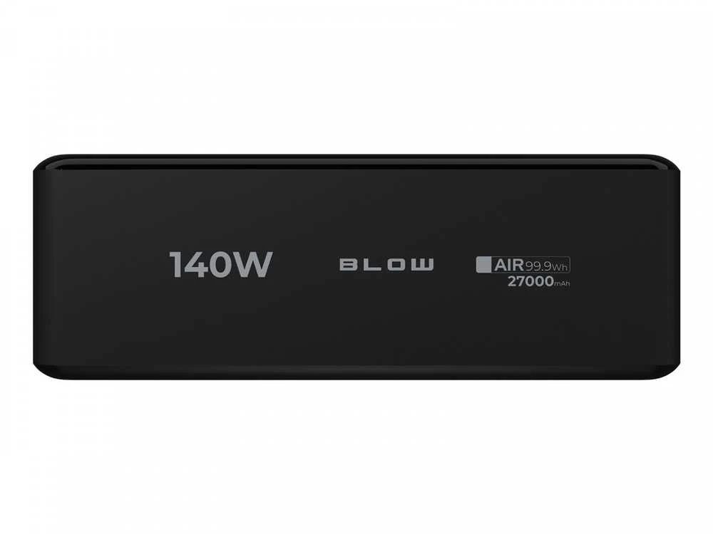 „Blow“ išorinė baterija 27000 mAh PD 140 W, juoda, air99.9