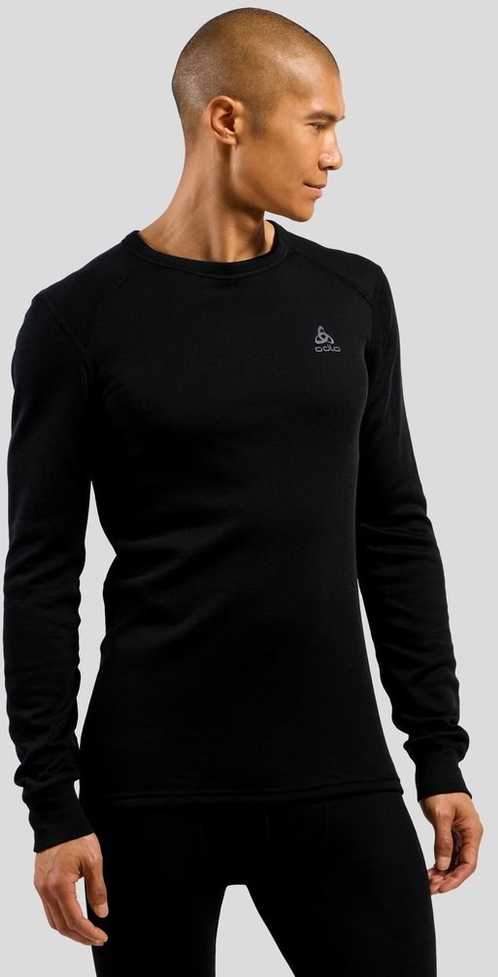 Odlo BL TOP crew neck l/s ACTIVE WARM ECO men's T-shirt, dydis M, juodas