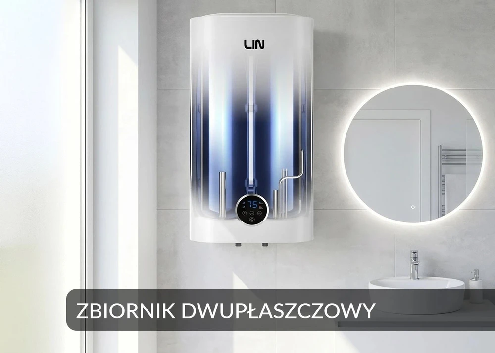 Elektrinis vandens šildytuvas LIN LIFVD1SMWH WI-FI 80L SMART baltas