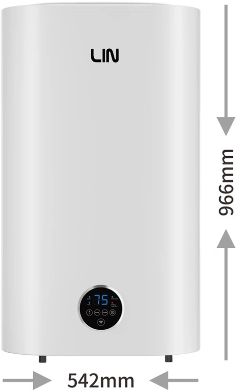 lin A05dd LIFVD1SMWH 80L UNIVERSAL baltas elektrinis vandens šildytuvas su WiFi