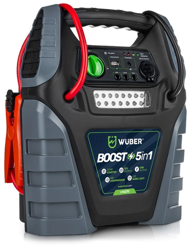 5-in-1 booster compressor with jump starter W14270 WUBER