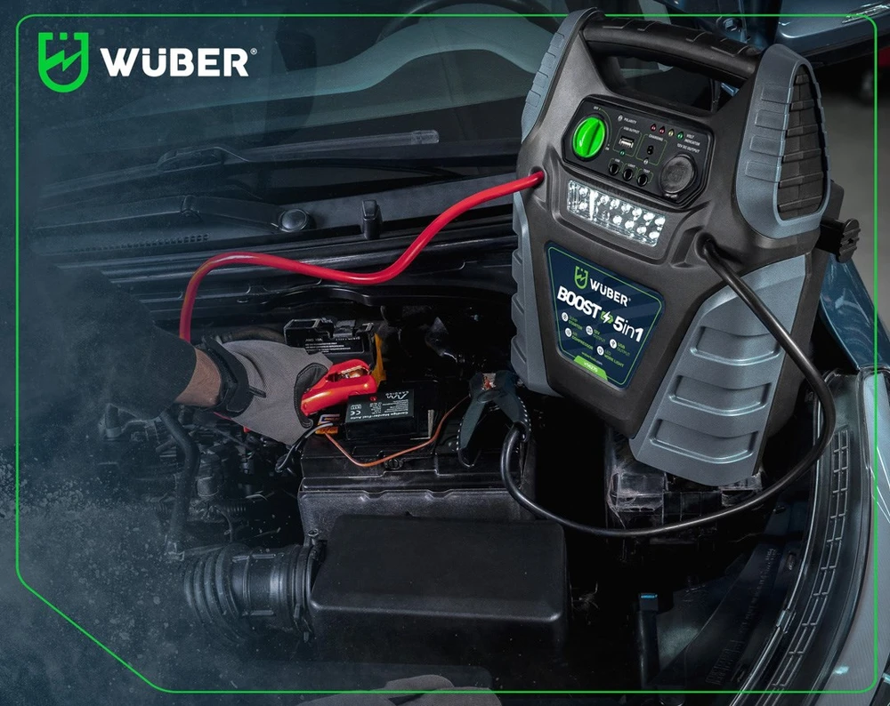 5-in-1 booster compressor with jump starter W14270 WUBER