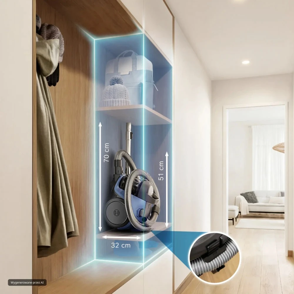 Bosch Dulkių siurblys be maišelio serie 2 bgc05lbu2