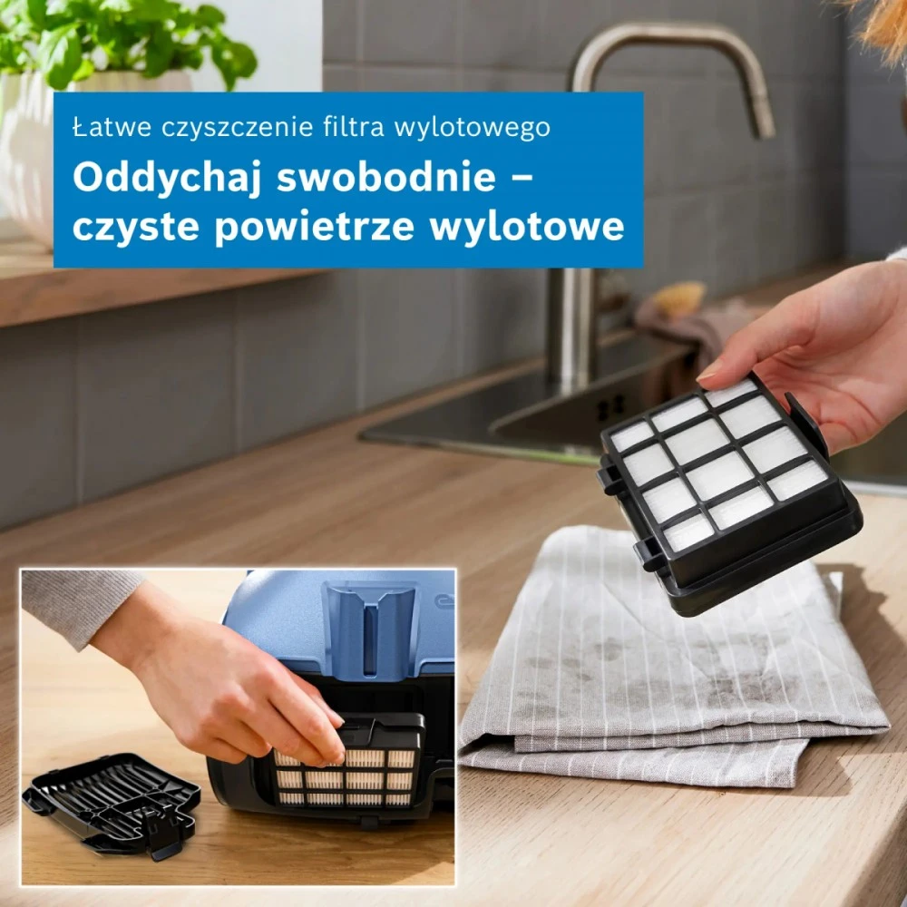 Bosch Dulkių siurblys be maišelio serie 2 bgc05lbu2