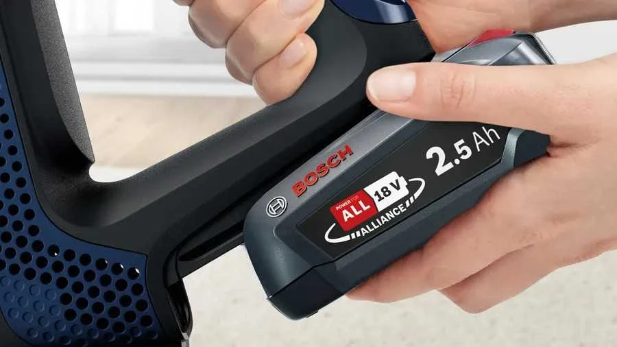 Įkraunamasis dulkių siurblys Bosch Unlimited 6 BBS611MAT, mėlynas