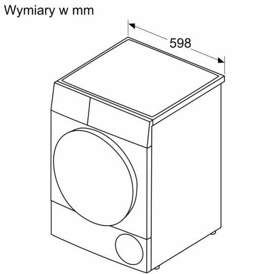 Džiovyklė BOSCH WQB246CMPL