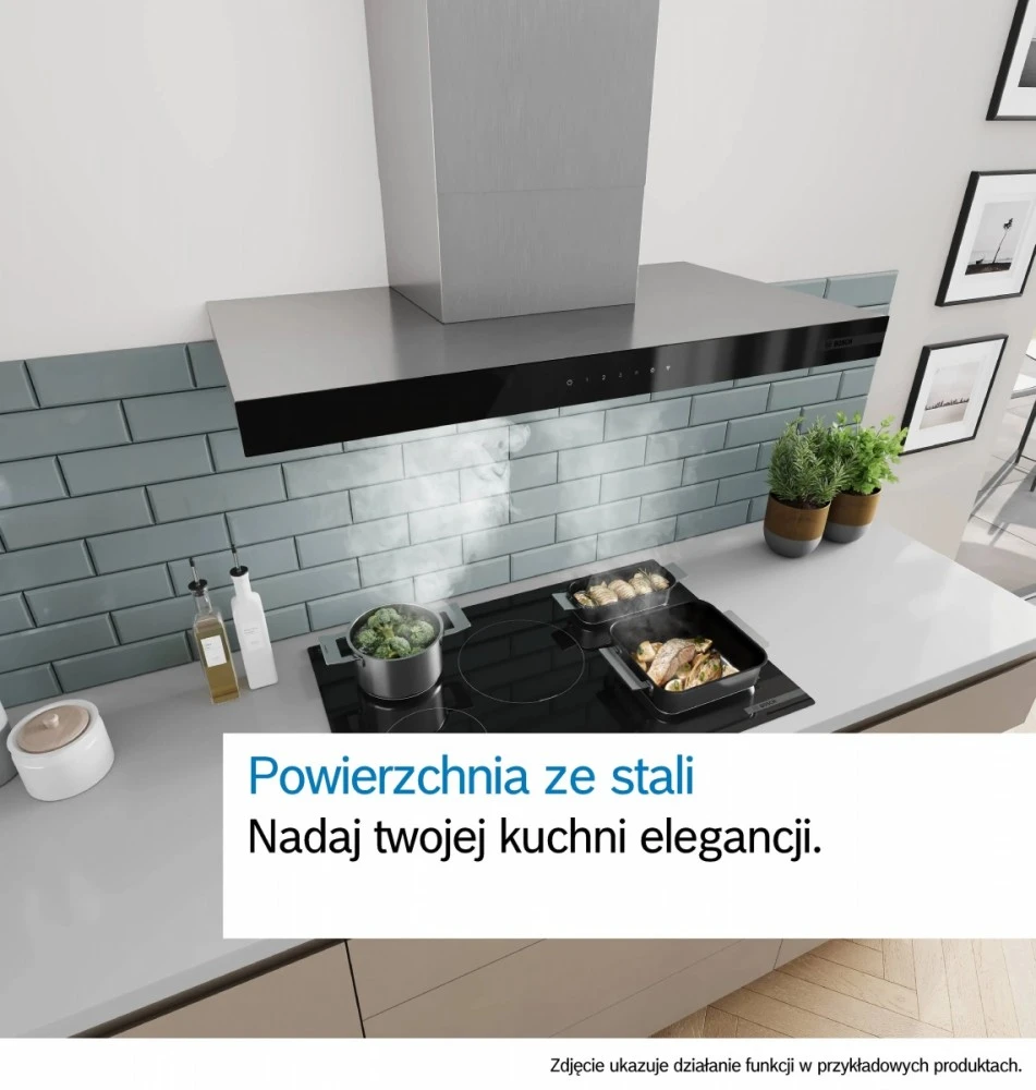 Bosch DWB63BC30 gartraukis Wall-mounted Nerūdijantis plienas 400 m³/h