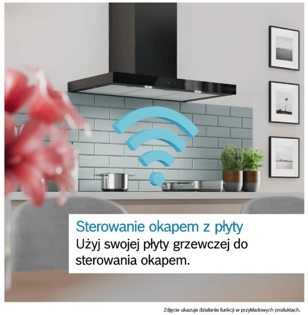 Bosch DWB67DN60 gartraukis Wall-mounted Juodas