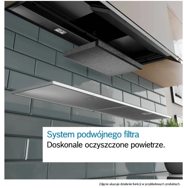 Bosch Serie 2 DBB63BC60 gartraukis Built-in Juodas 384 m³/h