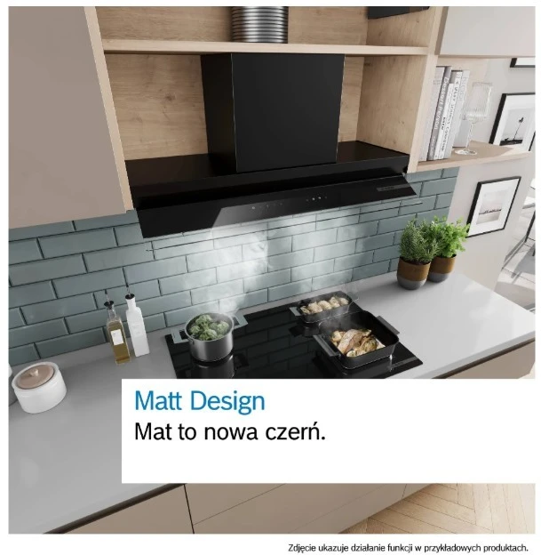 Bosch Serie 2 DBB63BC60 gartraukis Built-in Juodas 384 m³/h