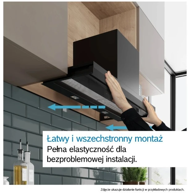 Bosch Serie 2 DBB63BC60 gartraukis Built-in Juodas 384 m³/h