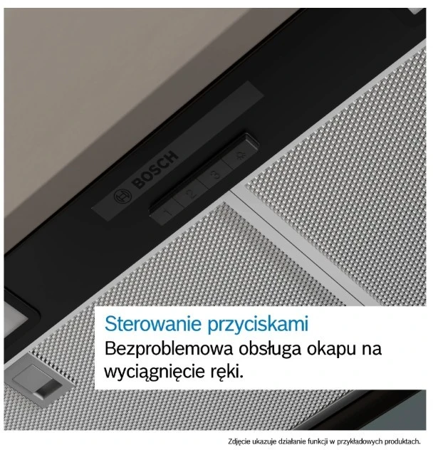 Bosch DBB85CC60 gartraukis Built-in Juodas 582 m³/h