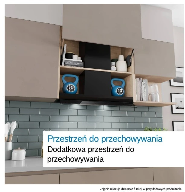 Bosch DBB85CC60 gartraukis Built-in Juodas 582 m³/h