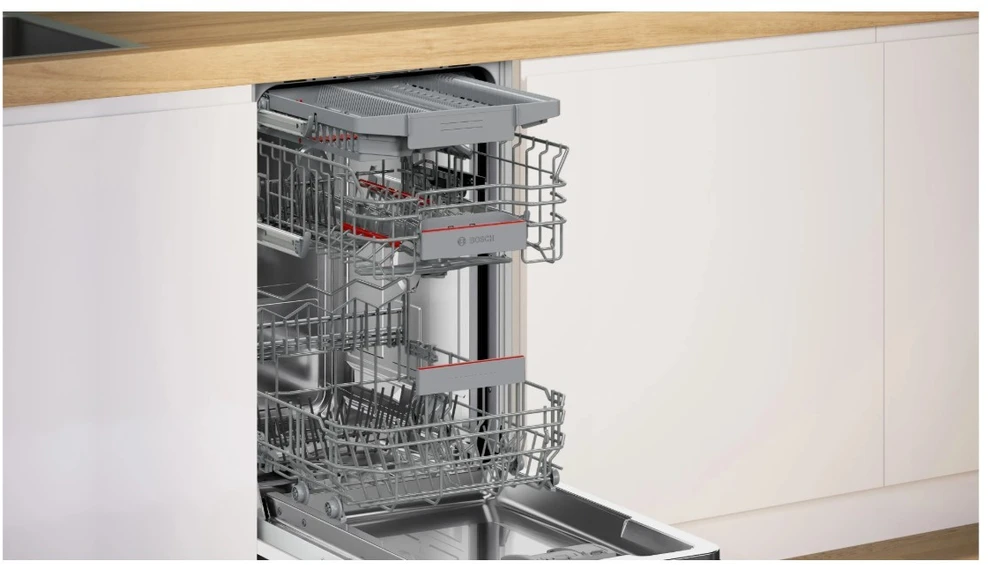 Pusiau Įmontuota Indaplovė - Bosch 10 Vietų, Pilka