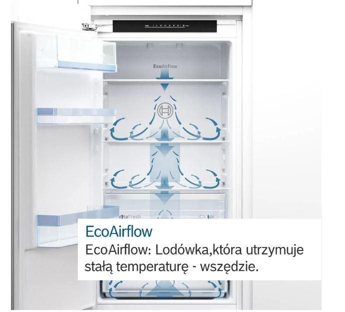 Įmontuojamas šaldytuvas Bosch KIR41NSE0 122cm.