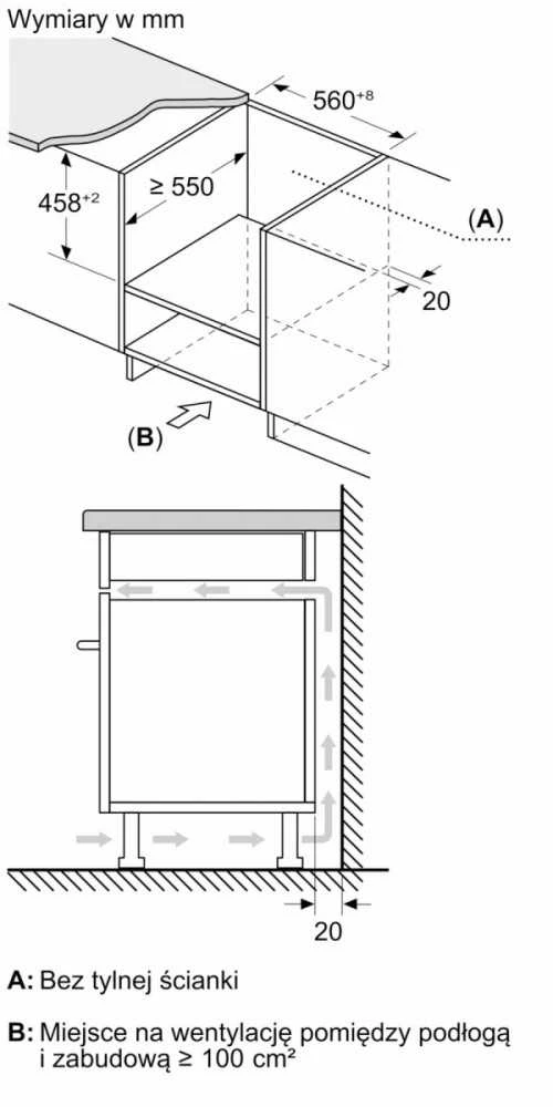 Bosch Mikrobangų krosnelė CMA583MB0