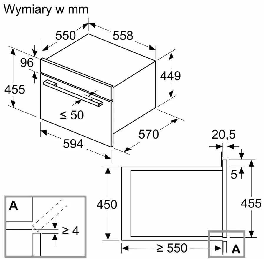 Bosch Mikrobangų krosnelė CMA583MB0