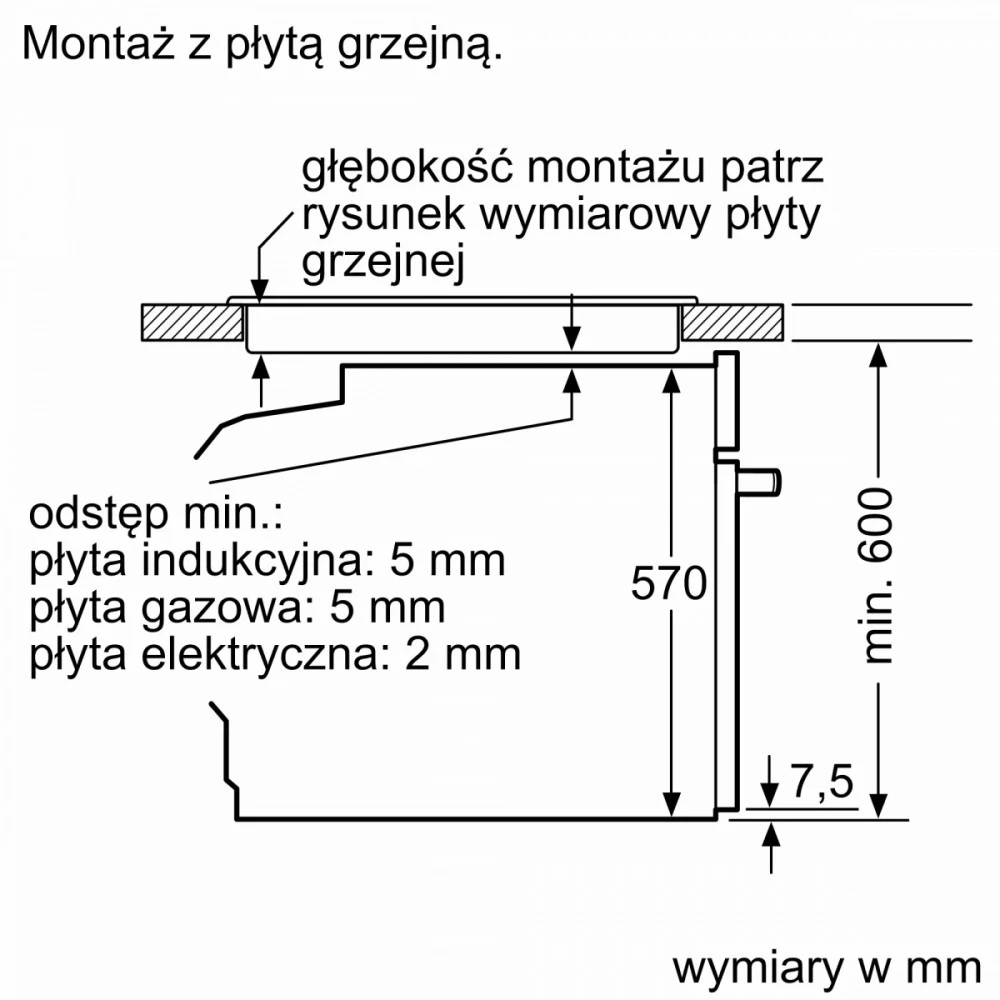 Bosch HRG578CB7 orkaitė 71 L Juodas