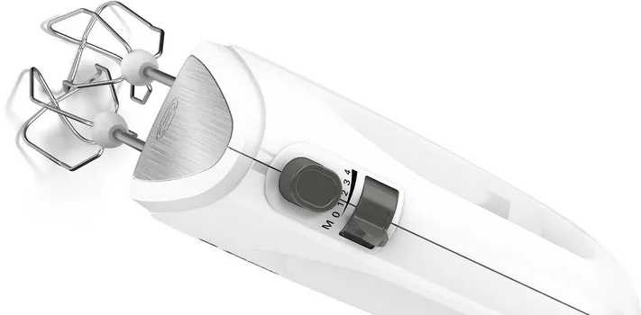 Bosch MFQ24200 Rankinis maišytuvas, CleverMixx, 400 W, Baltas, šiaušto nerūdijančio plieno