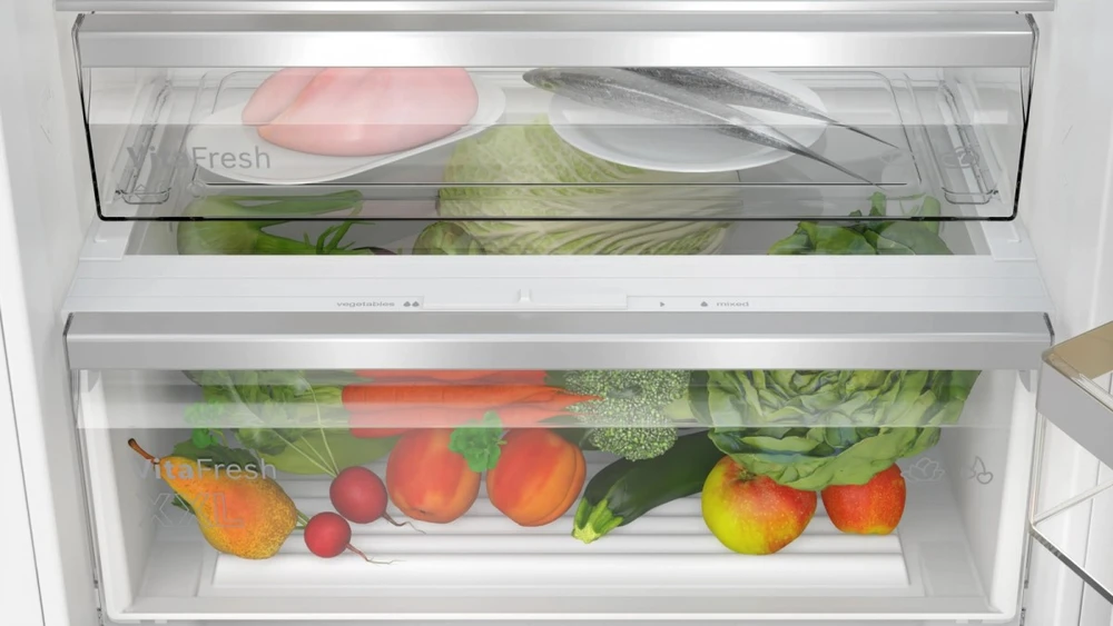 Šaldytuvas Bosch Serie 4 lodówko-šaldiklis įmontuotas 381 l (KBN96ADD0)