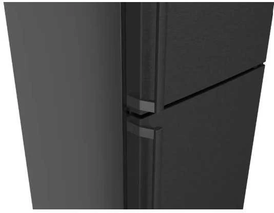 Bosch KGN39VXBT Serija 4, Laisvai statomas šaldytuvas-šaldiklis su šaldiklio skyriumi apačioje, 203 x 60 cm, Juodas stainless steel