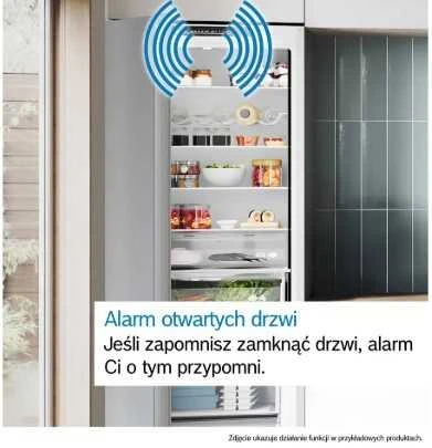 Bosch KGN39VXBT Serija 4, Laisvai statomas šaldytuvas-šaldiklis su šaldiklio skyriumi apačioje, 203 x 60 cm, Juodas stainless steel