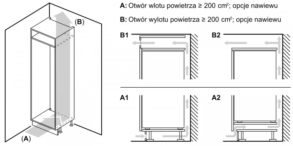 Įmontuojamas šaldytuvas Bosch KIN86ADD0