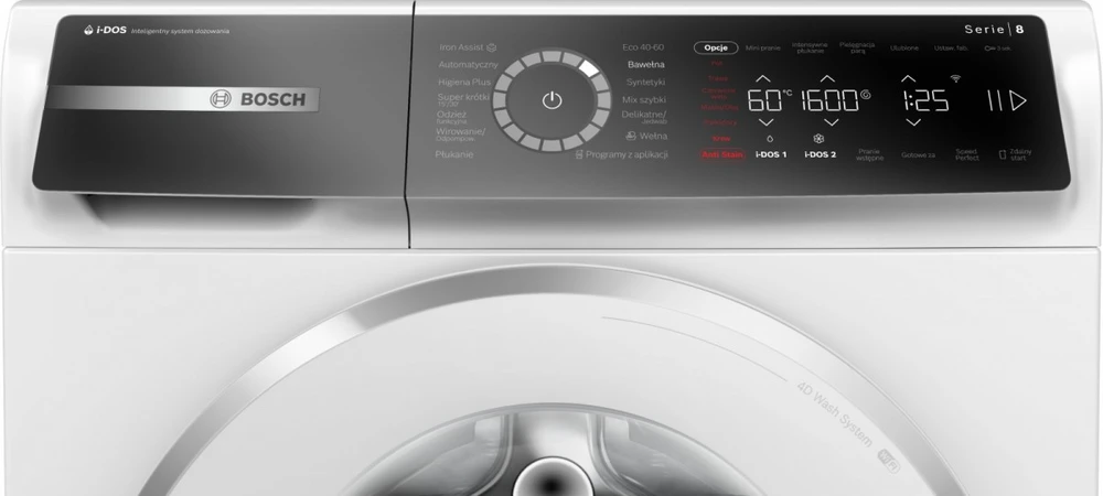 Bosch Serie 8 WGB256A9NL washing machine Front-load 10 kg 1600 RPM Baltas