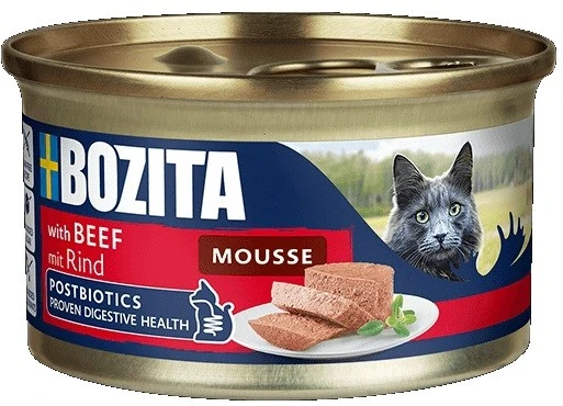 BOZITA Mousse jautiena – šlapias kačių maistas – 85g