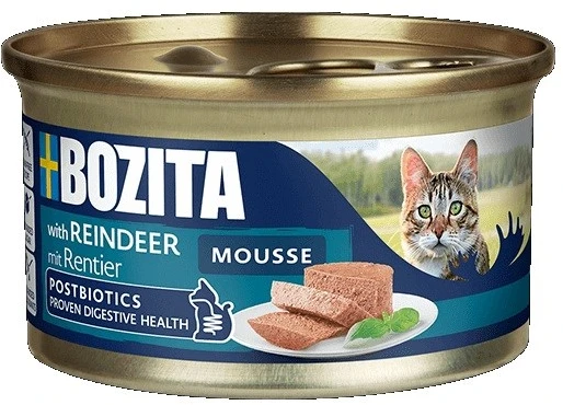 BOZITA Mousse elniena – šlapias kačių maistas – 85g