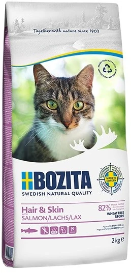 Sausas Kačių Maistas - Bozita Plaukams Ir Odai, 2kg