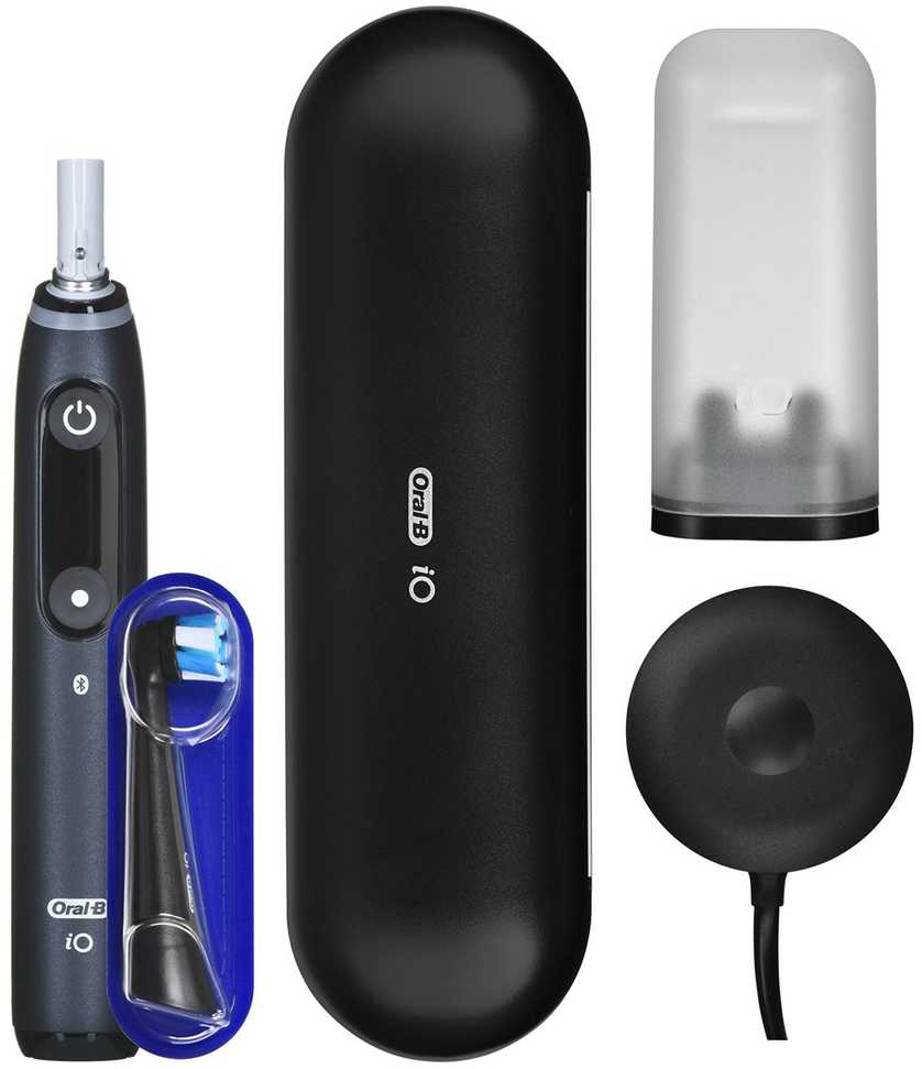 Elektrinis dantų šepetėlis Oral-B iO8, juodas