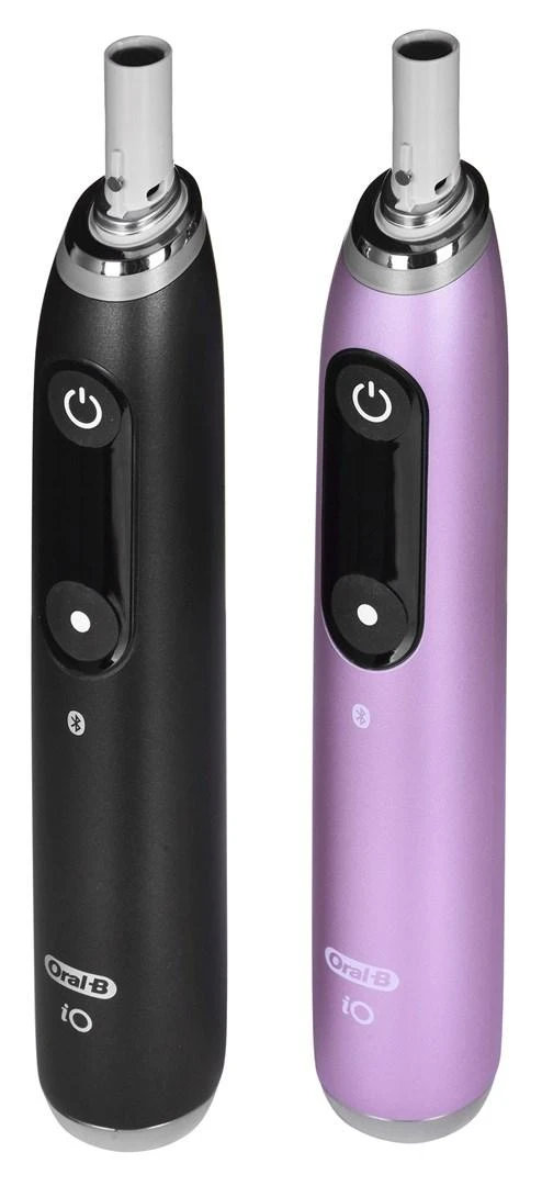 Oral-B Šepetėlis magnetinis iO Series 9 Duo 2 vnt. Juodas oniksas/rožinis kvarcas + papildomas antgalis