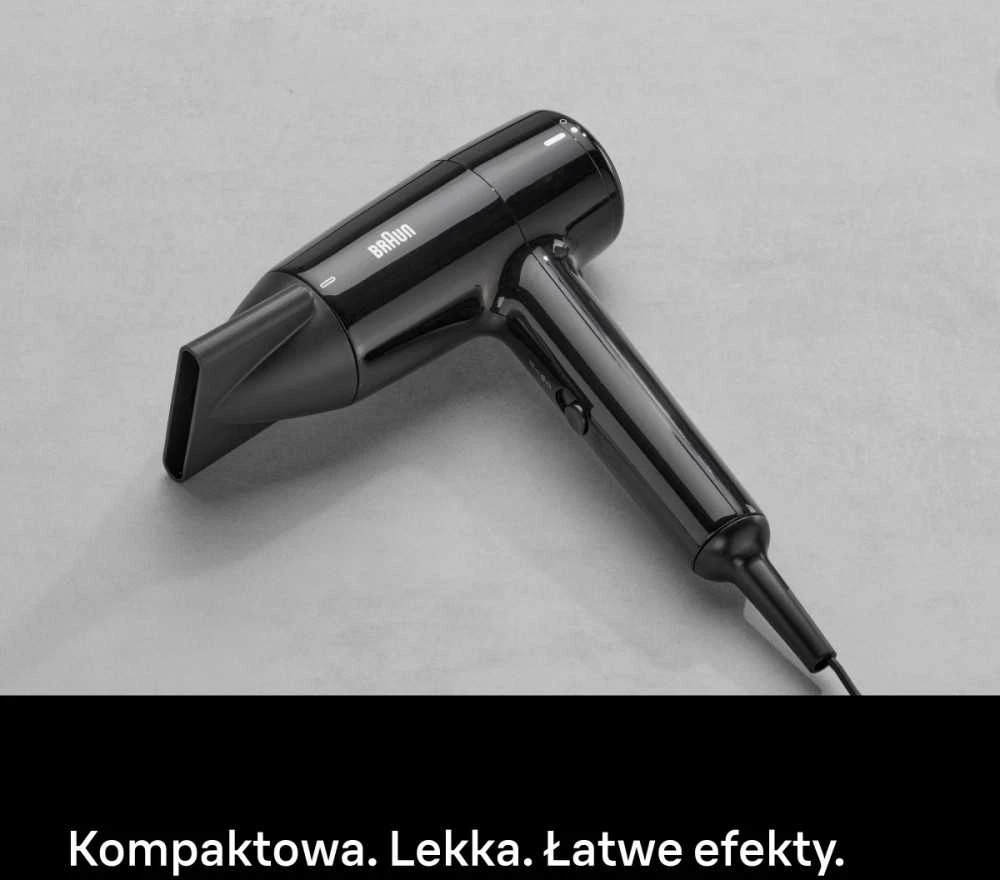 Plaukų džiovintuvas Braun BRHD150E juoda