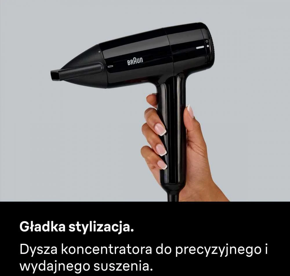Plaukų džiovintuvas Braun BRHD150E juoda