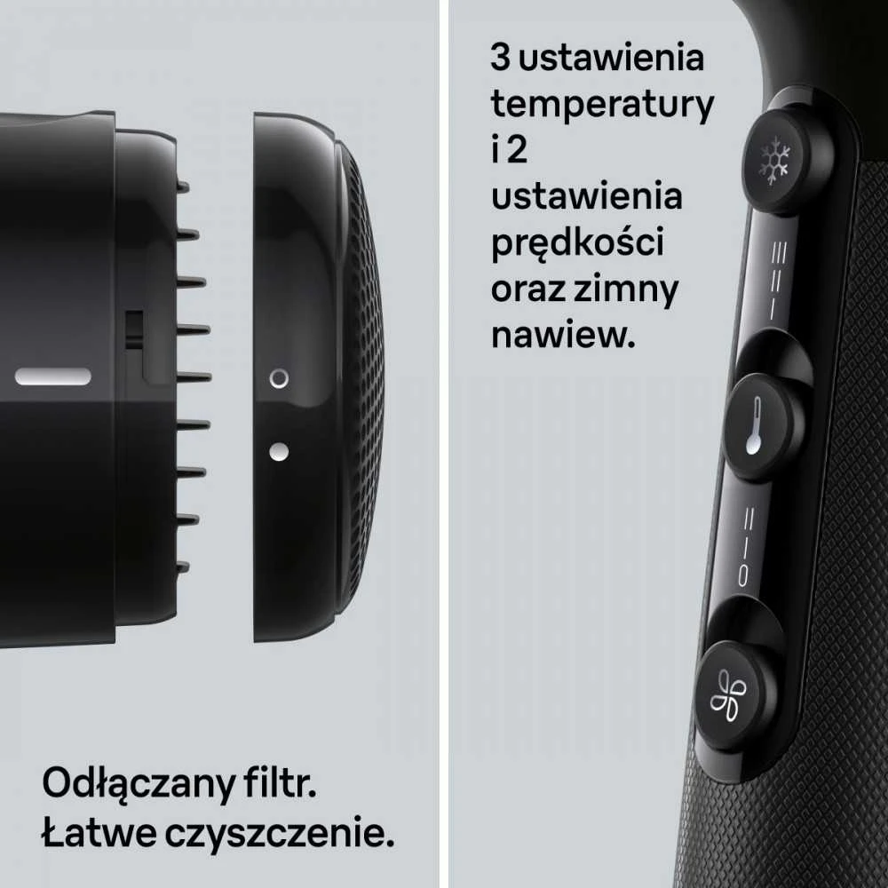 Plaukų džiovintuvas Braun BRHD200E