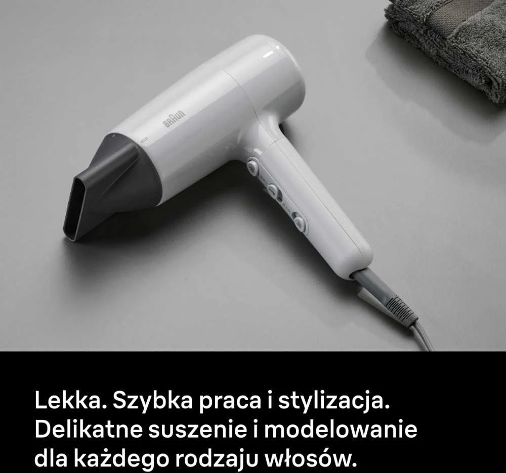 Plaukų džiovintuvas Braun BRHD211E pilka