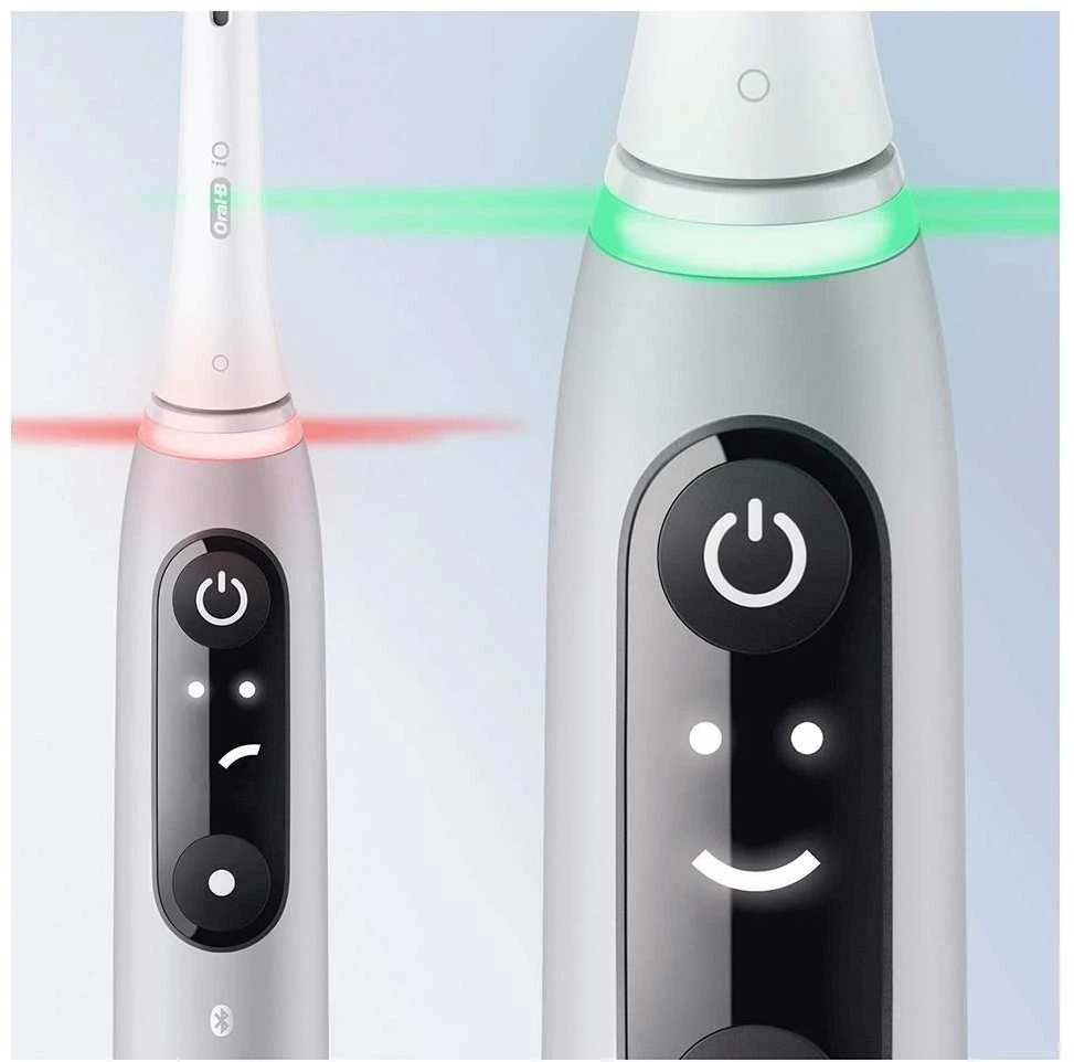 Elektrinis dantų šepetėlis Braun iOM6.1A6.1K Oral-B iO6, pilkos spalvos