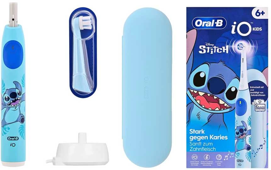 Dantų šepetėlis Oral-B iO 2 Kids 6+ Stitch + Dėklas mėlyna