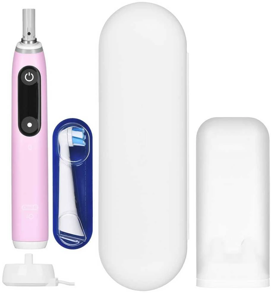 Elektrinis dantų šepetėlis Oral-B iO 6N, iOM6.1A6.1K, rožinis