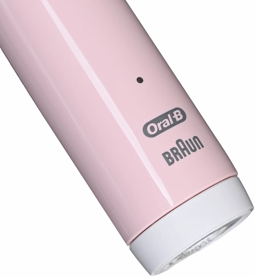 Oral-B Braun D305.513.3 Pro Series 1 Elektrinis Dantų Šepetėlis Rožinė Cross Action