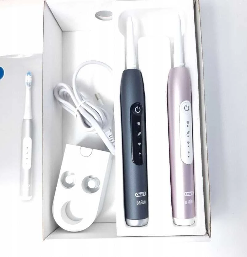 Braun Oral-B Pulsonic SlimLuxe 4900 electric dantų šepetėlis twin pack