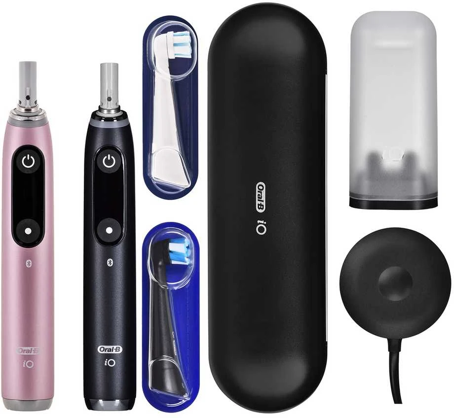 Dantų šepetėlis Braun Oral-B iO 9 Duo juoda/rožinė