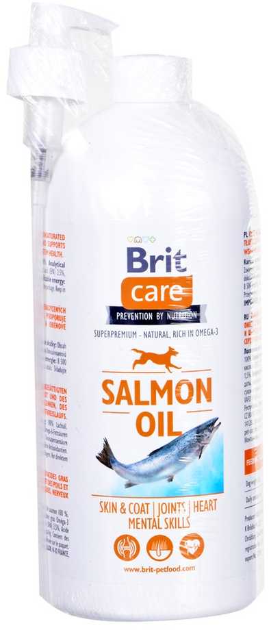 BRIT CARE Dog lašišų aliejus 1L