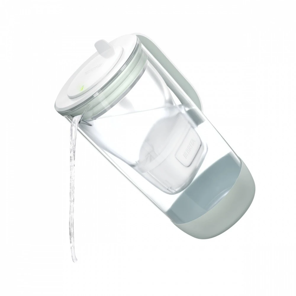 Vandens filtravimo ąsotis BRITA Glass Jug | 60-ojo jubiliejaus ribotas leidimas | Žalios spalvos | 2,5 l