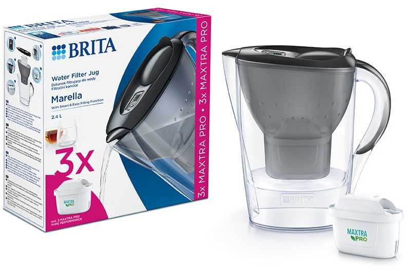 Vandens Filtravimo Ąsotis - Brita Marella +3 Maxtra Pro