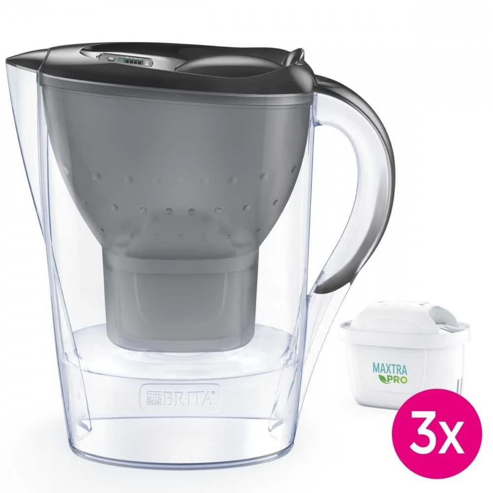 Filtravimo ąsotis Brita Marella + 3 įdėklai MAXTRA PRO Pure Performance grafito